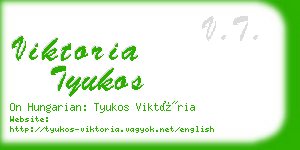 viktoria tyukos business card